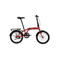 Bisan Twin 20" Vitessiz Kırmızı Katlanabilir Bisiklet