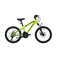 Bisan KDS 2750-D-23 20" Neon Sarı Siyah Çocuk Bisikleti