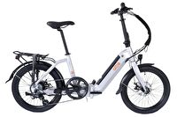 Alba Fold X Silver Step-Thru Katlanır Elektrikli Bisiklet
