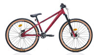 Carraro Bandit 26 Jant 310H HD Mat Koyu Kırmızı Siyah Dağ Bisikleti