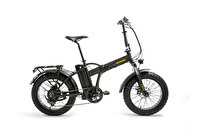 Bisan E-Folding F2 20" Jant Siyah Katlanabilir Elektrikli Bisiklet