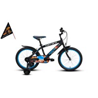 Carraro Monster 20 Jant 310H 1-V VB Mat Siyah Gri Mavi Çocuk Bisikleti