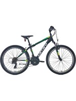 Carraro Speed 240 24 Jant 36 CM Kadro 21 Vites V Fren Mat Siyah-Yeşil-Koyu Yeşil Dağ Bisikleti