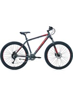 Carraro Force 750 27.5 Jant 43 CM Kadro 24 Vites Hidrolik Disk Fren Mat Antrasit Gri-Kırmızı Dağ Bisikleti