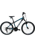 Carraro Speed 240 24 Jant 36 CM Kadro 21 Vites V Fren Mat Siyah-Mavi-Koyu Mavi Dağ Bisikleti