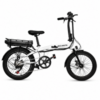 Bicante Bt-09 Katlanır Beyaz Elektrikli Bisiklet