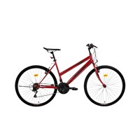 Bisan Discover - 26 Jant 42 CM M Kadro Dağ Bisikleti - Metalik Kırmızı - Siyah