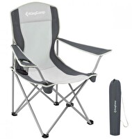 King Camp Katlanır Siyah-Gri Outdoor Sandalye