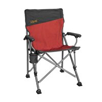 Uquip 244028 Roxy Yüksek Konforlu Takviyeli Katlanır Kırmızı Kamp Sandalyesi