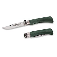 OldBear 17 CM 6 3/4" S Lamine Yeşil Ahşap Çakı