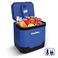 Coolist CLT33 12 Volt / 220Volt AC/DC 33 Litre Sıcak-Soğuk Mavi Oto Buzdolabı