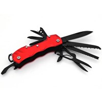 Valkyrie Çok Fonksiyonlu Kırmızı Kamp İsviçre Cep Çakısı