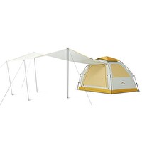 Naturehike Ango ES60 Gölgelikli Otomatik Kurulum Thorn Sarı Ekstra Gölgelikli Kamp Çadırı