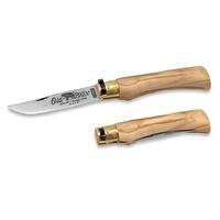 OldBear 23 CM Karbon Zeytin Ahşap Sap 9'' XL Çakı