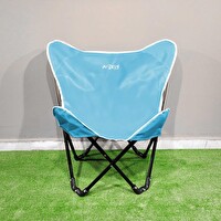 Argeus Butterfly Katlanabilir Mavi Kamp Sandalyesi