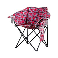 Argeus Nevgrande Comfort Kırmızı Kamuflaj Katlanabilir Kamp Sandalyesi