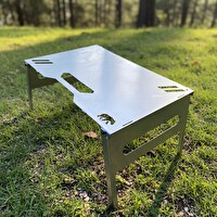 Kamp Ayısı Unibase Galvaniz Çelik Çantalı Modüler Katlanır Kamp Masası 2 MM