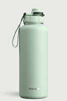 Stevig 1 Hand Leak-Proof Sızdırmaz Çelik Termos 1500 ML Smoke Green ST-256