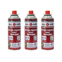 Big Fire Power 227 GR Valfli Gaz Kartuşu 3'lü Set