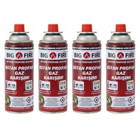 Big Fire Power 227 GR Valfli Gaz Kartuşu 4'lü Set