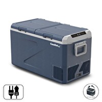 Coolist CLK80D 12/24V 220 Volt 82.5 Litre Çift Bölmeli Kompresörlü Outdoor Oto Buzdolabı Dondurucu