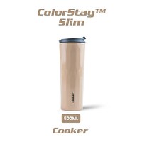 Cooker CKR2100 ColorStay Slim 500 ML Paslanmaz Çelik Bardak Termos