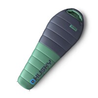 Husky Dinis -10C Kuş Tüyü Mavi-Nane Yeşili Uyku Tulumu