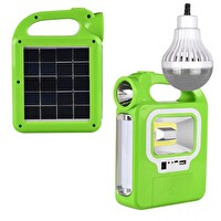 Esk Solar Powerbank Özellikli Güçlü Aydınlatma Çalışma Kamp Lambası