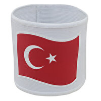 Schmilton Türk Bayraklı Beyaz Kaptan Kolluğu