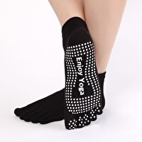 Pozitif Enjoy Siyah Yoga Çorabı