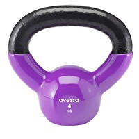 Avessa 4 Kg Mor Kettlebell Çaydanlık Dambıl