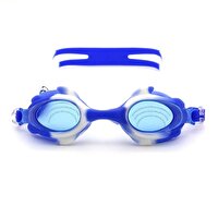 Bermuda Silikon Mavi-Beyaz Çocuk Yüzücü Gözlüğü