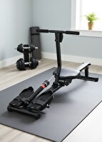 Triathlon T‑238 12 Kademeli Direnç LCD Ekran Paslanmaz Çelik Amortisörlü Kondisyon Küreği Fitness Aleti