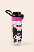 Kuromi 500 ML Pipetli Kilitli Sızdırmaz BPA Free Çocuk Suluk Su Matarası
