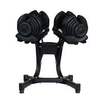 Bezt Pro Sports Ayarlanabilir Dambıl Seti 2 x 24kg siyah + stand