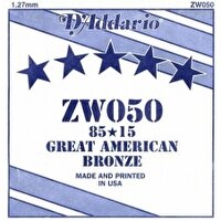 D'addario ZW050 Tek Akustik Gitar Teli (50)