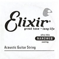 Elixir 14126 Nanoweb Phosphor Bronze Tek Akustik Gitar Teli (26)