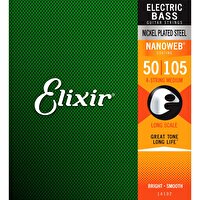 Elixir 14102 Nanoweb Heavy 4 Telli Bas Gitar Teli (50-105)