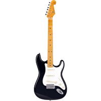 SX Stratocaster Siyah Elektro Gitar