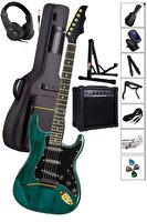 Midex GLC-40GR-AMP Yeşil Elektro Gitar Seti