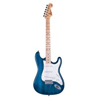 SX Stratocaster Trans Blue Elektro Gitar