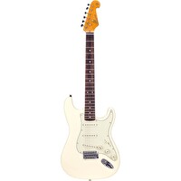 SX Stratocaster Vintage White Elektro Gitar