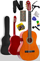 Midex CG-270M Doğal Renk Klasik Gitar 4/4 Yetişkin Boy Sap Ayarlı Full Set