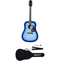 Epiphone Starling Starlight Blue Akustik Gitar Başlangıç Paketi