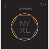 D'Addario NYXL1046-3P Elektro Gitar Tel Seti