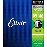 Elixir 19027 Optiweb Custom Light Elektro Gitar Teli 9-46