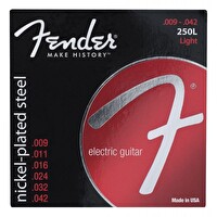 Fender 250L Super 250 Nickel Plated Steel Light Takım Tel Elektro