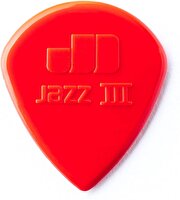 Jim Dunlop 47R3N Gitar Penası Nylon Jazz III Red Pena