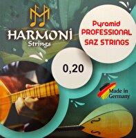 Harmoni Strings HRM20P Pyramid Uzun Sap Saz Bağlama Teli Takım Profesyonel Piramit