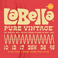 La Bella Elektro Vintage Tone Gitar Teli  PV1046